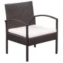 Set muebles de jardín 5 piezas y cojines ratán sintético marrón by , Garden sets - Ref: Foro24-44184, Price: 349,19 €, Discou...
