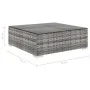 Set de muebles de jardín 9 pzas y cojines ratán sintético gris von , Gartensets - Ref: Foro24-46775, Preis: 961,09 €, Rabatt: %