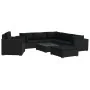 Set muebles de jardín 8 piezas y cojines ratán sintético negro by , Garden sets - Ref: Foro24-46768, Price: 781,49 €, Discoun...