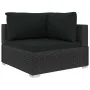 Set muebles de jardín 8 piezas y cojines ratán sintético negro by , Garden sets - Ref: Foro24-46768, Price: 781,49 €, Discoun...