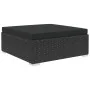 Set muebles de jardín 8 piezas y cojines ratán sintético negro by , Garden sets - Ref: Foro24-46768, Price: 781,49 €, Discoun...