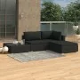 Set de muebles de jardín 4 pzas y cojines ratán sintético negro von , Gartensets - Ref: Foro24-46780, Preis: 358,97 €, Rabatt: %