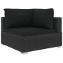 Set de muebles de jardín 4 pzas y cojines ratán sintético negro von , Gartensets - Ref: Foro24-46780, Preis: 358,97 €, Rabatt: %