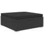 Set de muebles de jardín 4 pzas y cojines ratán sintético negro von , Gartensets - Ref: Foro24-46780, Preis: 358,97 €, Rabatt: %