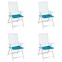 Cojines de silla de jardín 4 uds tela azul 40x40x3 cm von , Kissen für Stühle und Sofas - Ref: Foro24-47591, Preis: 25,91 €, ...