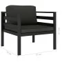 Set muebles de jardín 6 pzas y cojines aluminio gris antracita de , Conjuntos de jardín - Ref: Foro24-49233, Precio: 863,63 €...