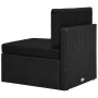 Juego de muebles de jardín 2 piezas ratán sintético negro by , Modular outdoor sofas - Ref: Foro24-49502, Price: 160,12 €, Di...