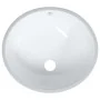 Lavabo de baño ovalado cerámica blanco 38,5x33,5x19 cm de , Lavabos - Ref: Foro24-153716, Precio: 45,22 €, Descuento: %