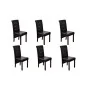 Sillas de comedor 6 uds cuero sintético marrón de , Sillas de comedor - Ref: Foro24-160320, Precio: 559,69 €, Descuento: %