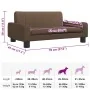 Cama para perros de tela marrón 70x45x30 cm von , Betten für Hunde - Ref: Foro24-171860, Preis: 68,75 €, Rabatt: %