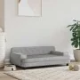 Cama para perros de terciopelo gris claro 90x53x30 cm de , Camas para perros - Ref: Foro24-171869, Precio: 114,01 €, Descuent...