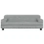 Cama para perros de terciopelo gris claro 90x53x30 cm de , Camas para perros - Ref: Foro24-171869, Precio: 114,01 €, Descuent...