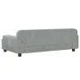 Cama para perros de terciopelo gris claro 90x53x30 cm de , Camas para perros - Ref: Foro24-171869, Precio: 114,01 €, Descuent...