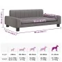 Cama para perros de cuero sintético gris 90x53x30 cm von , Betten für Hunde - Ref: Foro24-171855, Preis: 86,53 €, Rabatt: %