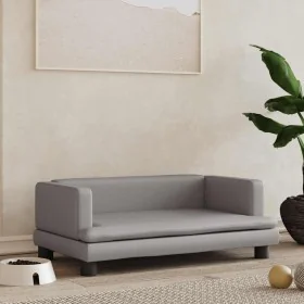 Cama para perros de cuero sintético gris 80x45x30 cm von , Betten für Hunde - Ref: Foro24-171904, Preis: 69,28 €, Rabatt: %