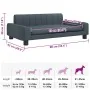 Cama para perros de tela gris oscuro 90x53x30 cm von , Betten für Hunde - Ref: Foro24-171848, Preis: 95,70 €, Rabatt: %