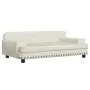 Cama para perros de terciopelo crema 90x53x30 cm by , Beds for dogs - Ref: Foro24-171874, Price: 89,52 €, Discount: %