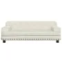 Cama para perros de terciopelo crema 90x53x30 cm by , Beds for dogs - Ref: Foro24-171874, Price: 89,52 €, Discount: %