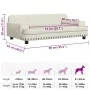 Cama para perros de terciopelo crema 90x53x30 cm by , Beds for dogs - Ref: Foro24-171874, Price: 89,52 €, Discount: %