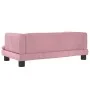 Cama para perros de terciopelo rosa 80x45x30 cm de , Camas para perros - Ref: Foro24-171897, Precio: 68,39 €, Descuento: %