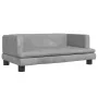 Cama para perros de terciopelo gris claro 80x45x30 cm by , Beds for dogs - Ref: Foro24-171895, Price: 79,61 €, Discount: %