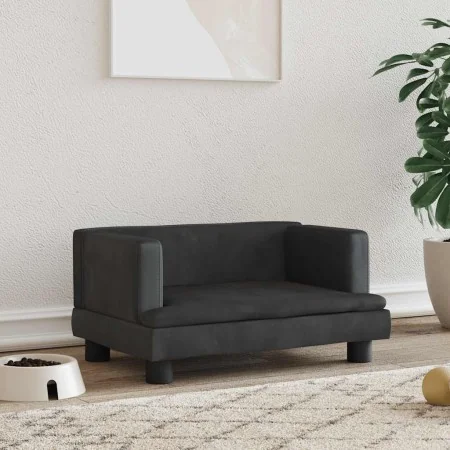 Cama para perros de terciopelo negro 60x40x30 cm von , Betten für Hunde - Ref: Foro24-171910, Preis: 66,43 €, Rabatt: %