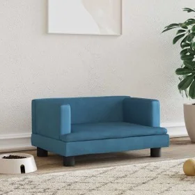 Cama para perros de terciopelo azul 60x40x30 cm von , Betten für Hunde - Ref: Foro24-171906, Preis: 57,93 €, Rabatt: %