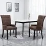 Silla de comedor con reposabrazos de tela marrón von , Essstühle - Ref: Foro24-248462, Preis: 144,45 €, Rabatt: %