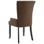 Silla de comedor con reposabrazos de tela marrón von , Essstühle - Ref: Foro24-248462, Preis: 144,45 €, Rabatt: %