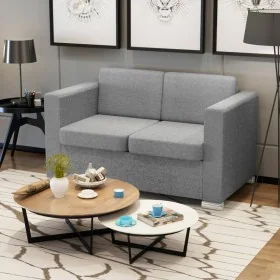 Sofá de 2 plazas de tela gris claro von , Sofas - Ref: Foro24-243580, Preis: 307,36 €, Rabatt: %