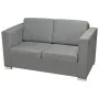 Sofá de 2 plazas de tela gris claro by , Sofas - Ref: Foro24-243580, Price: 307,36 €, Discount: %