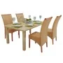 Sillas de comedor 4 unidades ratán natural marrón von , Essstühle - Ref: Foro24-274202, Preis: 382,81 €, Rabatt: %