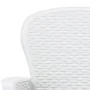 Mesa y sillas de jardín 5 piezas plástico blanco aspecto ratán de , Conjuntos de jardín - Ref: Foro24-276108, Precio: 543,16 ...