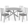 Juego de muebles de comedor 5 piezas MDF gris von , Möbelsets für Küchen und Esszimmer - Ref: Foro24-276404, Preis: 435,83 €,...