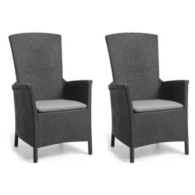 Keter Sillas de jardín reclinables Vermont 2 uds grafito von , Gartenstühle - Ref: Foro24-276218, Preis: 209,00 €, Rabatt: %