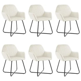 Sillas de comedor 6 unidades de terciopelo crema von , Essstühle - Ref: Foro24-277014, Preis: 727,05 €, Rabatt: %