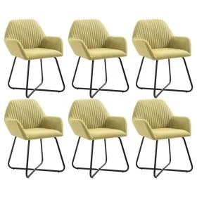 Sillas de comedor 6 unidades tela verde von , Essstühle - Ref: Foro24-277105, Preis: 593,53 €, Rabatt: %
