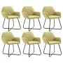 Sillas de comedor 6 unidades tela verde von , Essstühle - Ref: Foro24-277105, Preis: 593,53 €, Rabatt: %