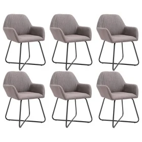 Sillas de comedor 6 unidades de tela gris taupe von , Essstühle - Ref: Foro24-277113, Preis: 661,59 €, Rabatt: %