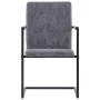 Sillas de comedor voladizas 2 uds cuero sintético gris oscuro von , Essstühle - Ref: Foro24-281679, Preis: 224,84 €, Rabatt: %