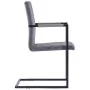 Sillas de comedor voladizas 2 uds cuero sintético gris oscuro von , Essstühle - Ref: Foro24-281679, Preis: 224,84 €, Rabatt: %