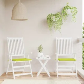 Cojines de silla de jardín 2 uds tela Oxford verde 40x40x3 cm von , Kissen für Stühle und Sofas - Ref: Foro24-314026, Preis: ...