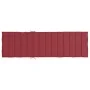 Cojín de tumbona de tela Oxford rojo tinto 200x70x3 cm de , Cojines para sillas y sofás - Ref: Foro24-314227, Precio: 40,85 €...