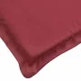 Cojín de tumbona de tela Oxford rojo tinto 200x70x3 cm de , Cojines para sillas y sofás - Ref: Foro24-314227, Precio: 40,85 €...