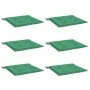 Cojines de silla de jardín 6 uds tela Oxford verde 40x40x3 cm de , Cojines para sillas y sofás - Ref: Foro24-314013, Precio: ...