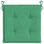 Cojines de silla de jardín 6 uds tela Oxford verde 40x40x3 cm de , Cojines para sillas y sofás - Ref: Foro24-314013, Precio: ...