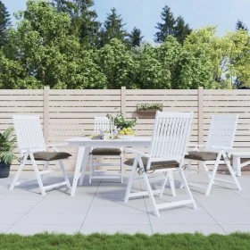 Cojines de silla de jardín 4 uds tela Oxford taupé 40x40x7 cm by , Cushions for chairs and sofas - Ref: Foro24-314885, Price:...