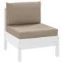 Cojines para palets 2 unidades tela Oxford gris taupé by , Cushions for chairs and sofas - Ref: Foro24-315060, Price: 56,83 €...