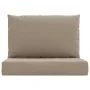 Cojines para palets 2 unidades tela Oxford gris taupé by , Cushions for chairs and sofas - Ref: Foro24-315060, Price: 56,83 €...