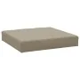 Cojines para palets 2 unidades tela Oxford gris taupé by , Cushions for chairs and sofas - Ref: Foro24-315060, Price: 56,83 €...